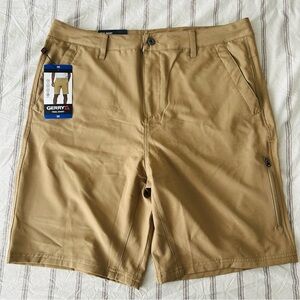 Gerry Men’s Khaki Trail Shorts Size 36 Quick Dry Outdoor Hiking Anti shaffing